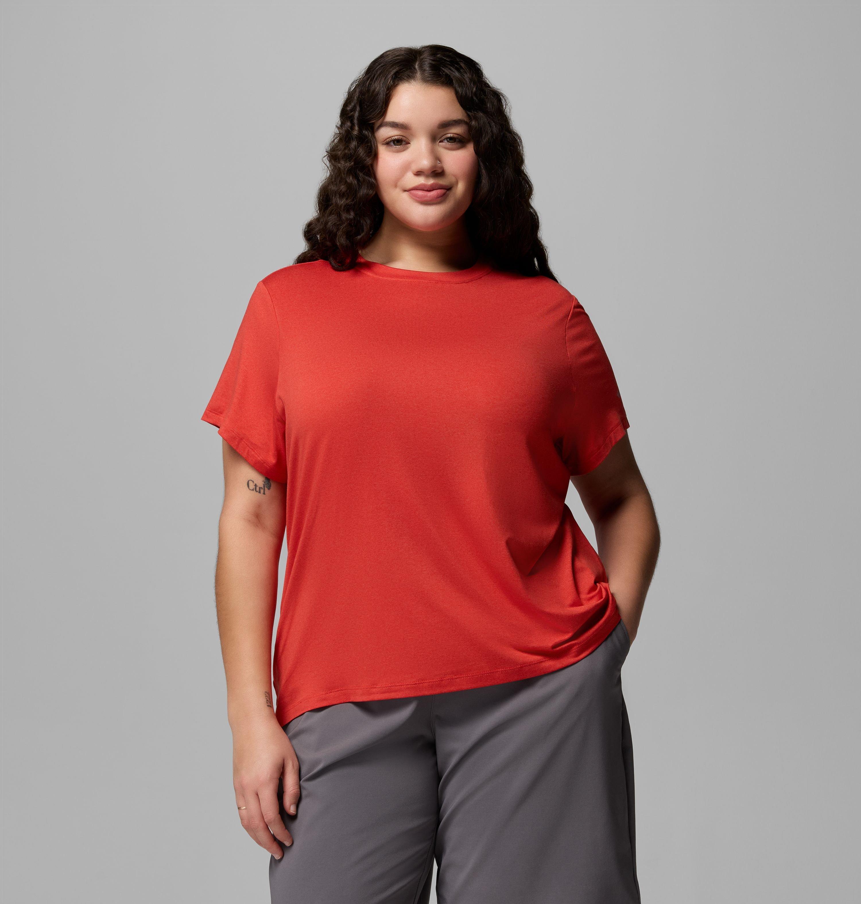 Columbia Women's Parsons Point Short Sleeve Logo T-Shirt - Plus Size by COLUMBIA