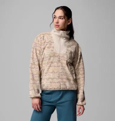 Columbia Women's Sequoia Grove Printed Half Zip Jacket by COLUMBIA
