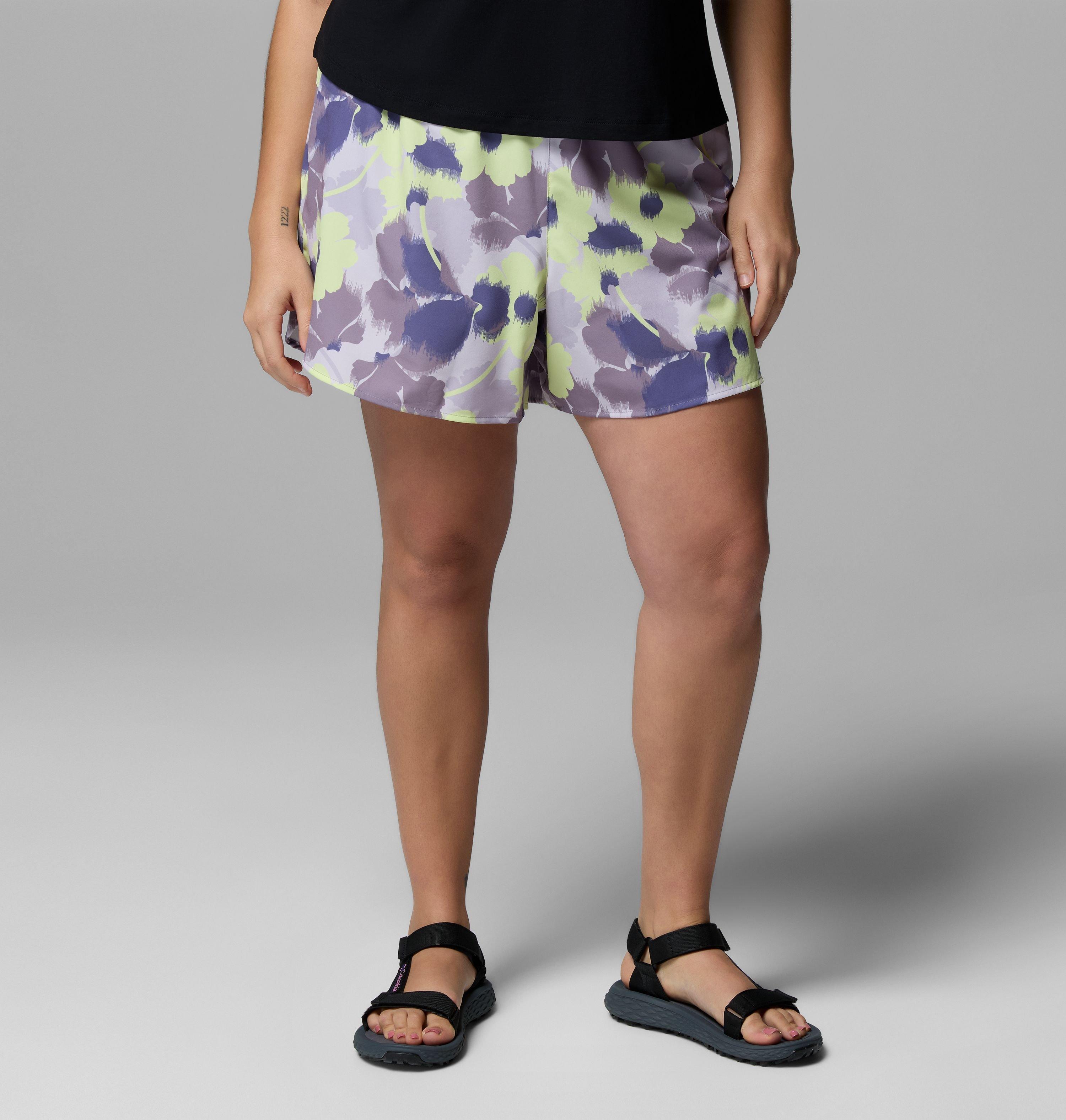 Columbia Women's Vital Valley Print Shorts - Plus Size by COLUMBIA