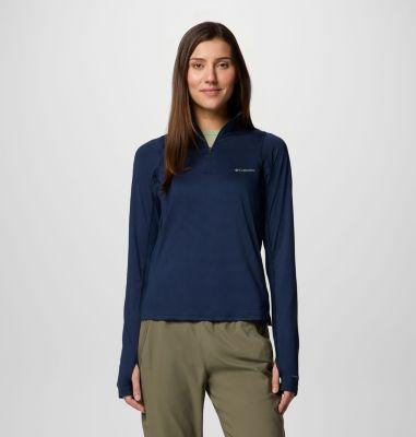 Columbia Women's Weekend Ascent Half Zip Shirt by COLUMBIA Columbia Women's Weekend Ascent Half Zip Shirt by COLUMBIA