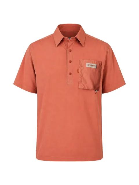 Cove Beach™ logo-patch chest-pocket shirt by COLUMBIA