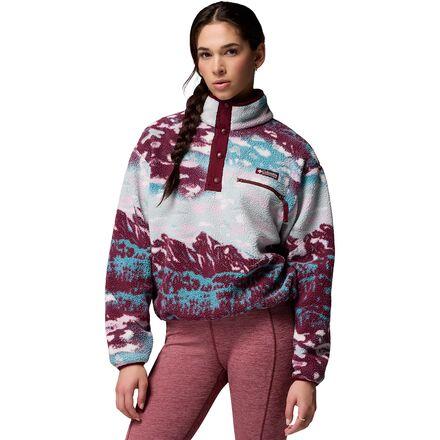 Helvetia II Printed Cropped 1/2-Snap Pullover by COLUMBIA
