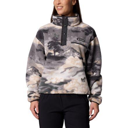 Helvetia II Printed Cropped 1/2-Snap Pullover by COLUMBIA