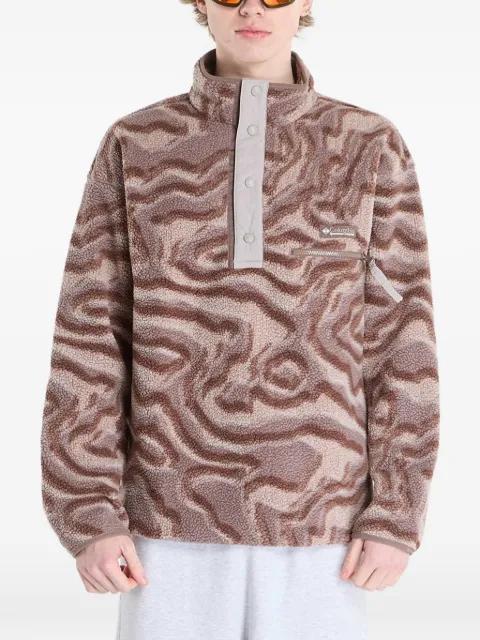 Helvetia™ half-snap fleece printed sweatshirt by COLUMBIA