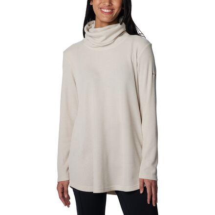 Holly Hideaway Waffle Cowl Neck Pullover by COLUMBIA