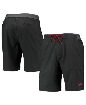 Men's Charcoal Arkansas Razorbacks Twisted Creek Omni-Shield Shorts by COLUMBIA
