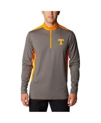 Men's Gray Tennessee Volunteers Tech Trail Omni-Shade Quarter-Zip Sweatshirt by COLUMBIA
