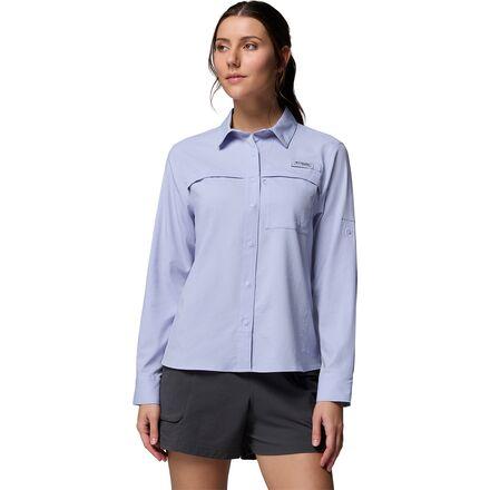PFG Castback Woven Long-Sleeve Shirt by COLUMBIA