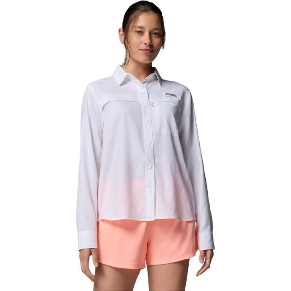 PFG Castback Woven Long-Sleeve Shirt by COLUMBIA