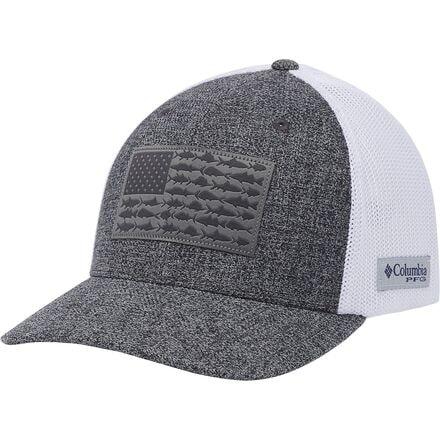 PFG Mesh Fish Flag Trucker Hat by COLUMBIA