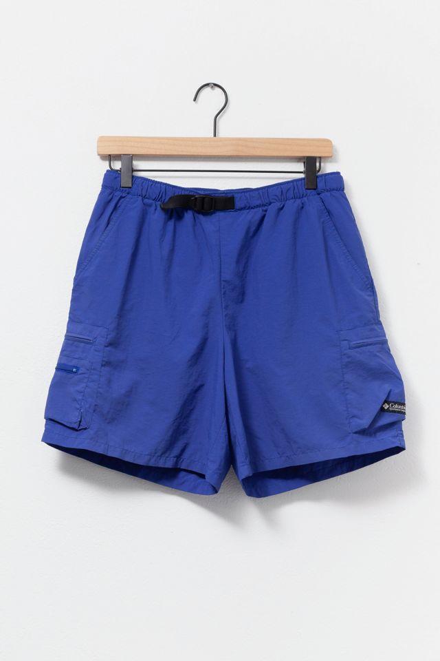 Vintage Y2K Columbia Blue Nylon Hiking Shorts by COLUMBIA