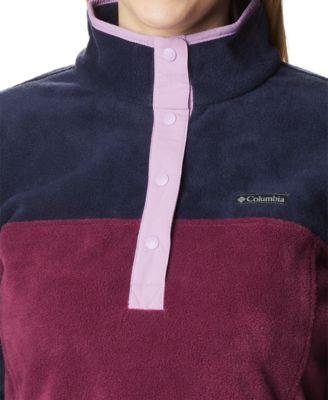 Women's Benton Springs Snap-Front Fleece Pullover by COLUMBIA
