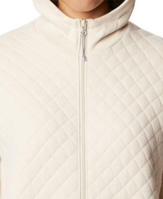 Women's Hart Mountain Quilted Full-Zip Fleece Hoodie by COLUMBIA Women's Hart Mountain Quilted Full-Zip Fleece Hoodie by COLUMBIA