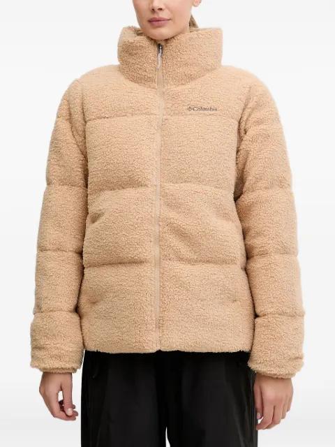 embroidered-logo padded jacket by COLUMBIA