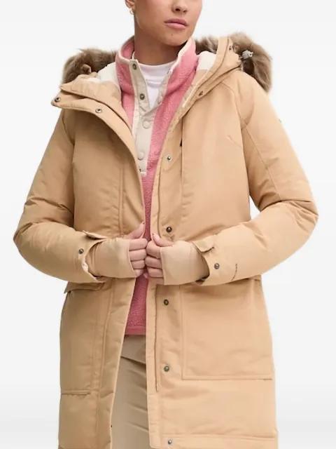 faux-fur hoodied parka coat by COLUMBIA
