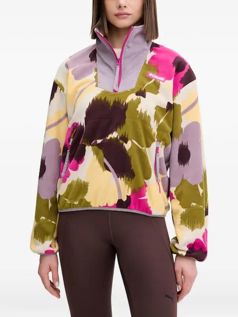 floral zip top by COLUMBIA