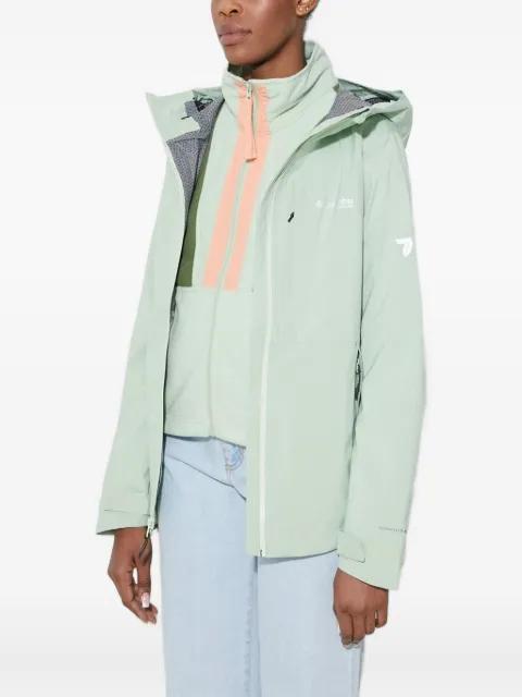 hoodied logo-detail jacket by COLUMBIA