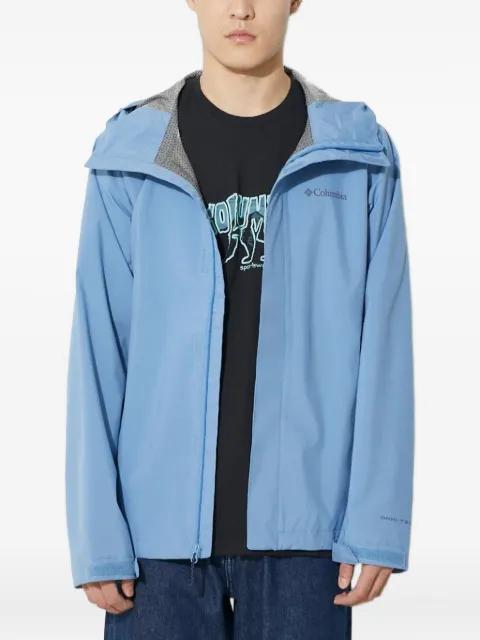 hoodied zip-fastening lightweight jacket by COLUMBIA