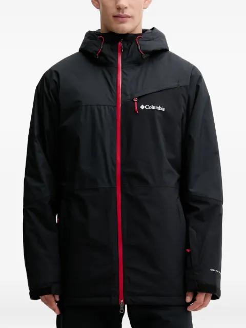hoodied zip-fastening ski jacket by COLUMBIA