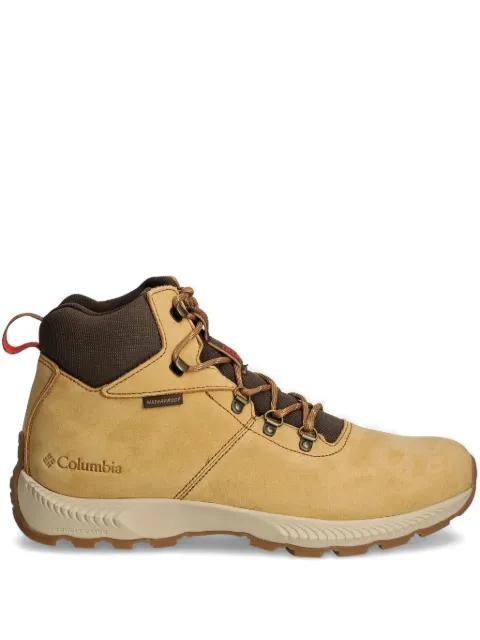 leather lace-up boots by COLUMBIA