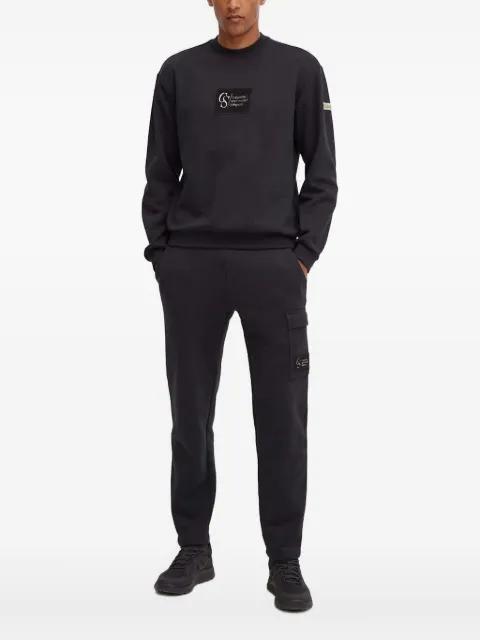 logo-patch crew-neck sweatshirt by COLUMBIA