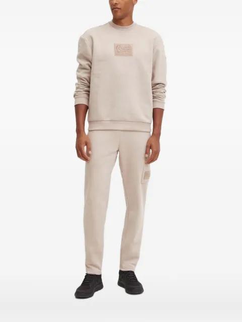logo-patch crew-neck sweatshirt by COLUMBIA