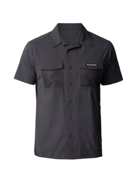 mesh-pocket short-sleeve shirt by COLUMBIA