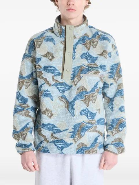 patterned sherpa sweatshirt by COLUMBIA