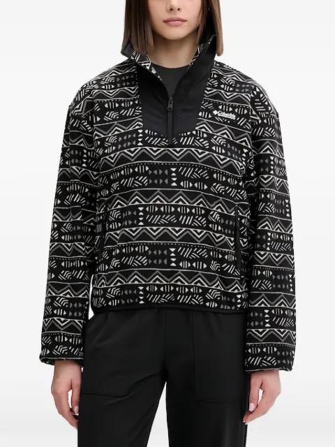 patterned zip-up top by COLUMBIA