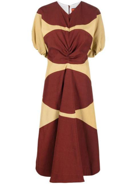 colour-block midi dress by COLVILLE