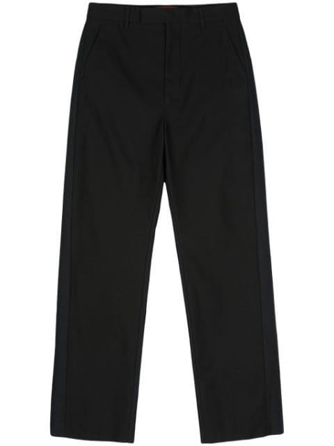 cotton straight-leg trousers by COLVILLE