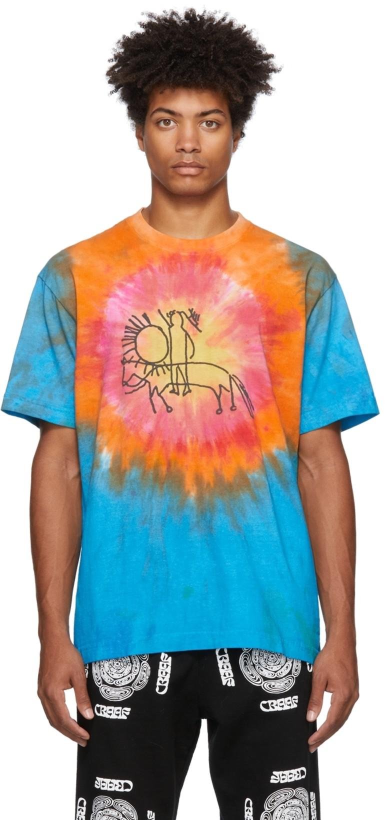 Tie-Dye Sun Horse T-Shirt by COME BACK AS A FLOWER