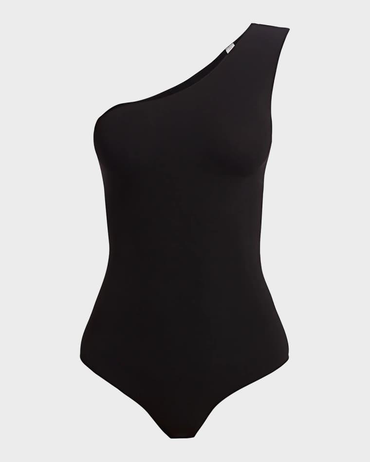 Ballet One-Shoulder Sleeveless Matte Bodysuit by COMMANDO