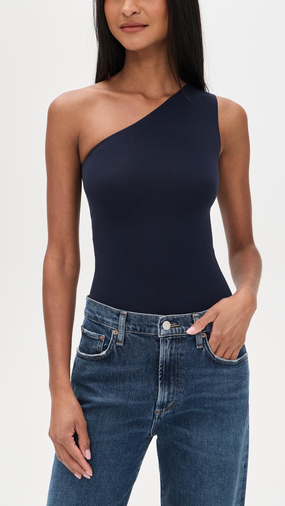 Ballet One-Shoulder Thong Bodysuit by COMMANDO