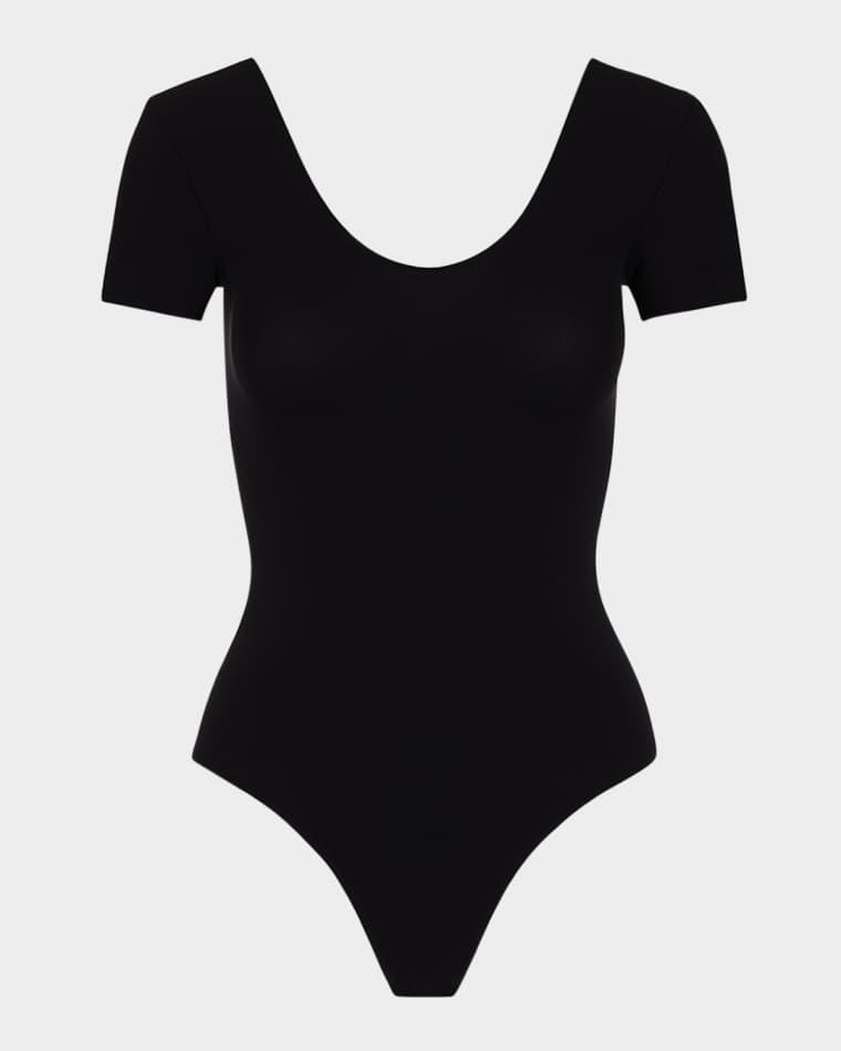 Ballet Scoop-Neck Microfiber Bodysuit by COMMANDO