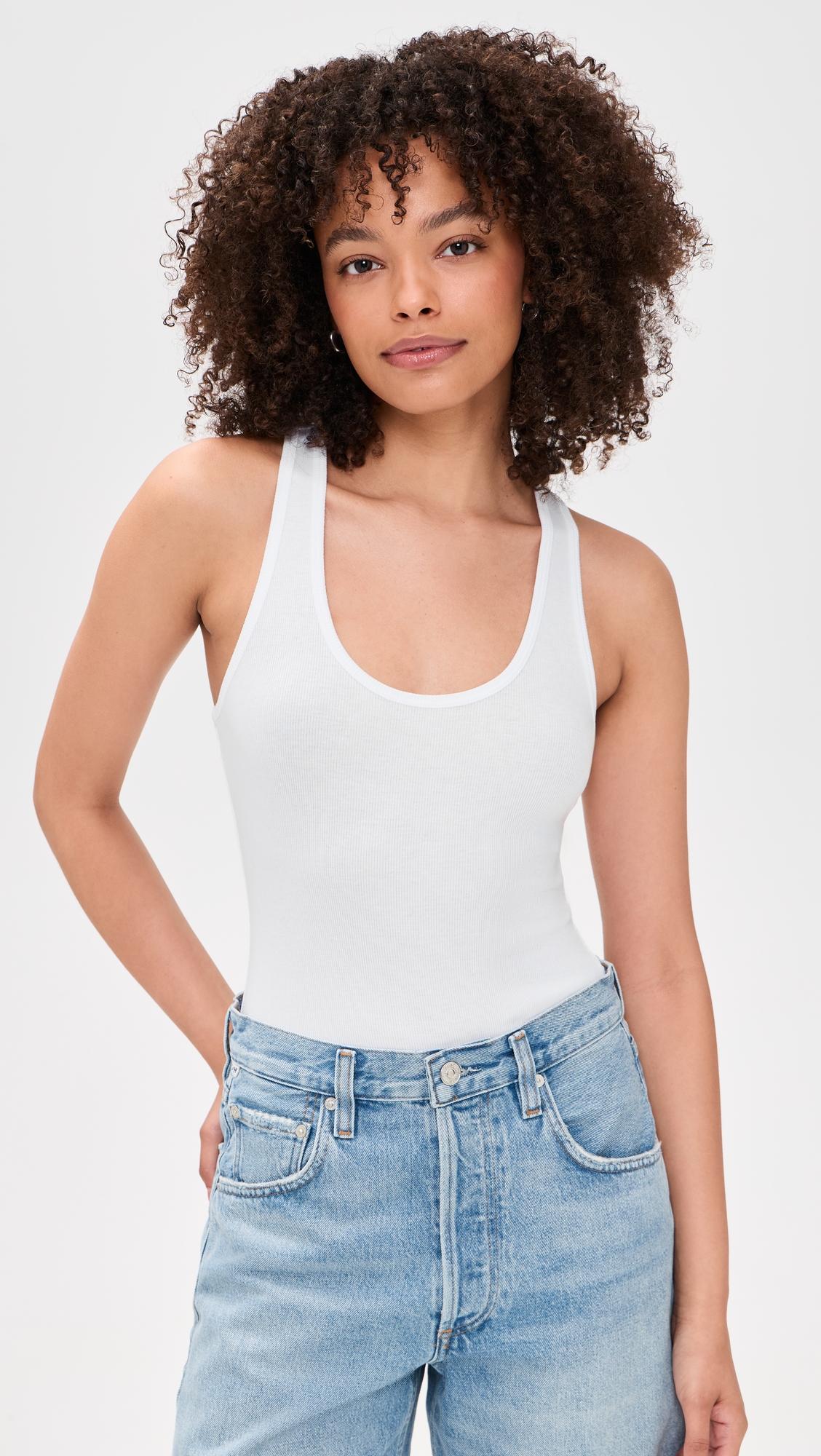 Better Than Basic Rib Tank Thong Bodysuit by COMMANDO
