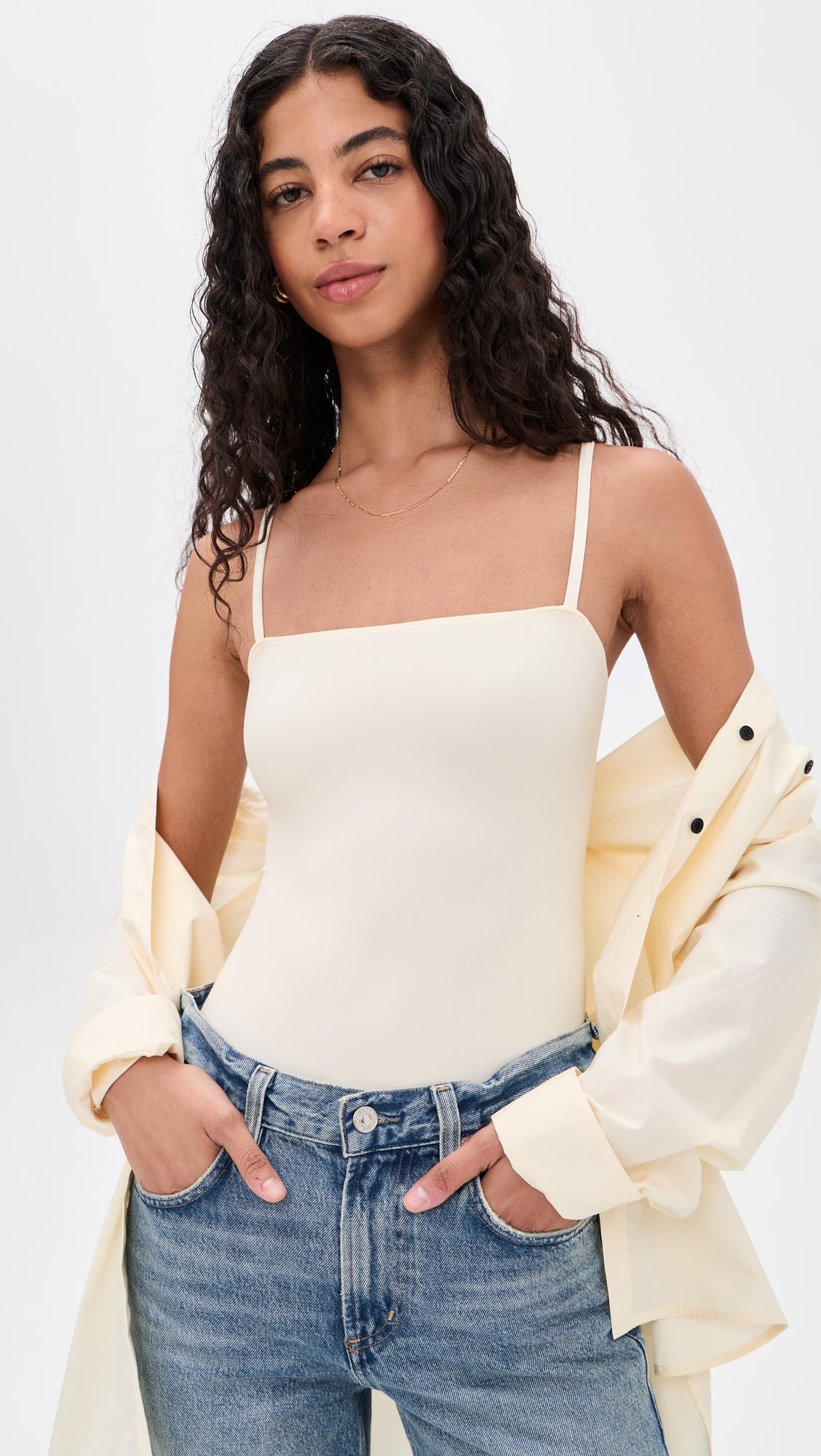 Butter Luxe Straight Cami Thong Bodysuit by COMMANDO