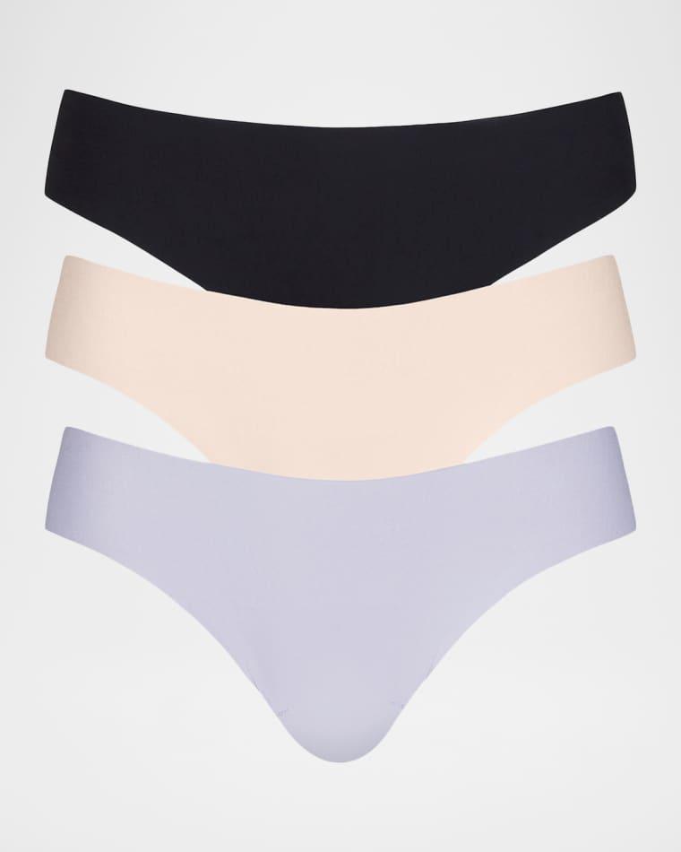 Butter Stretch Modal-Blend Thongs, Set of 3 by COMMANDO