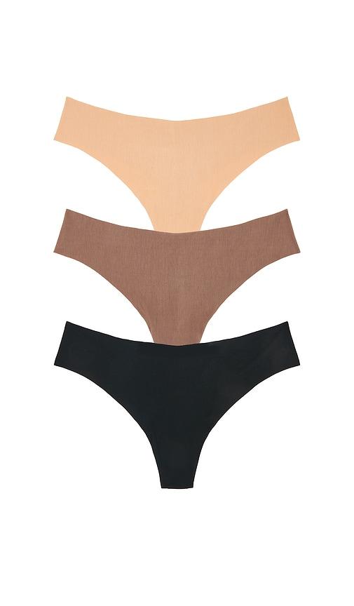 Commando Butter Thong 3 Pack in Neutral by COMMANDO