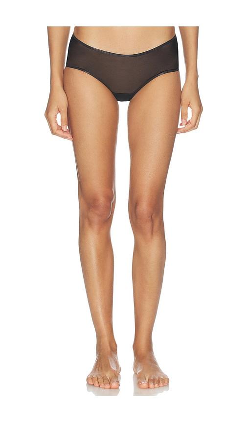 Commando Chic Mesh Bikini Panty in Black by COMMANDO
