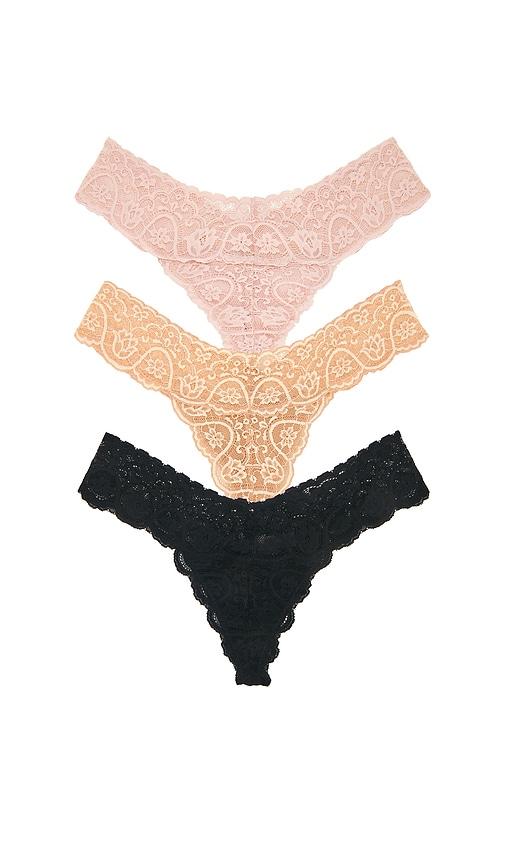 Commando Tulip Tanga 3 Pack in Neutral by COMMANDO