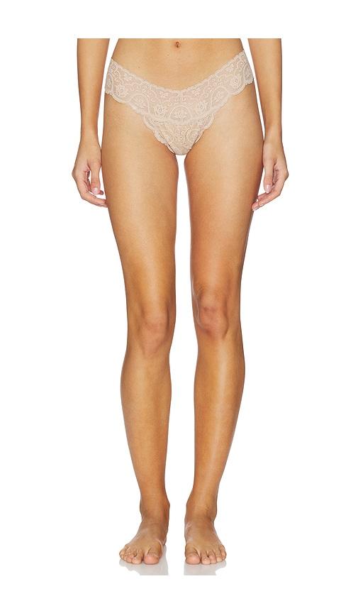 Commando Tulip Tanga Panty in Beige by COMMANDO