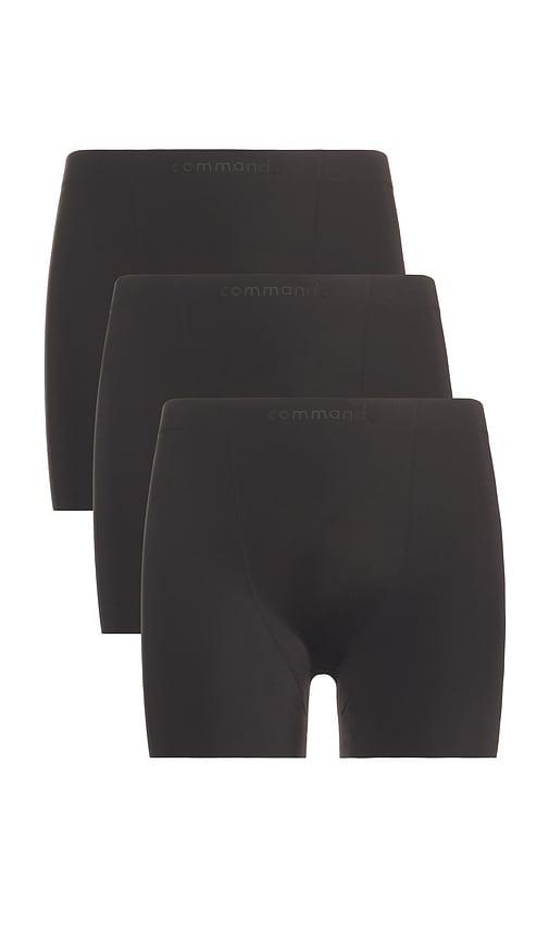 Commando Ultimate Bonded Micro Tech 3 Pack Boxer Brief in Black by COMMANDO