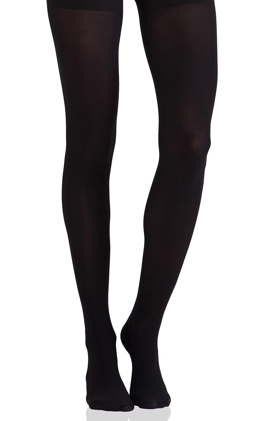 Commando Ultimate Opaque Control Top Tight in Black by COMMANDO