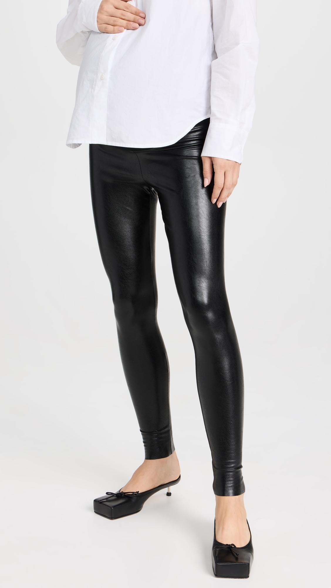 Faux Leather Maternity Leggings by COMMANDO