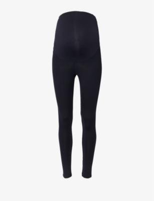 High-rise waist-panel stretch-woven leggings by COMMANDO