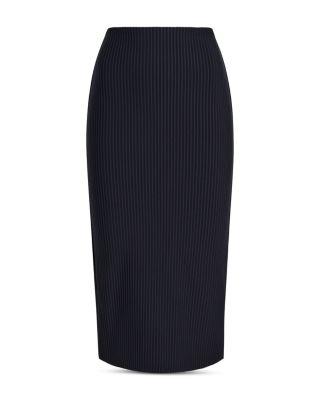 Neoprene Stripe Pencil Skirt by COMMANDO