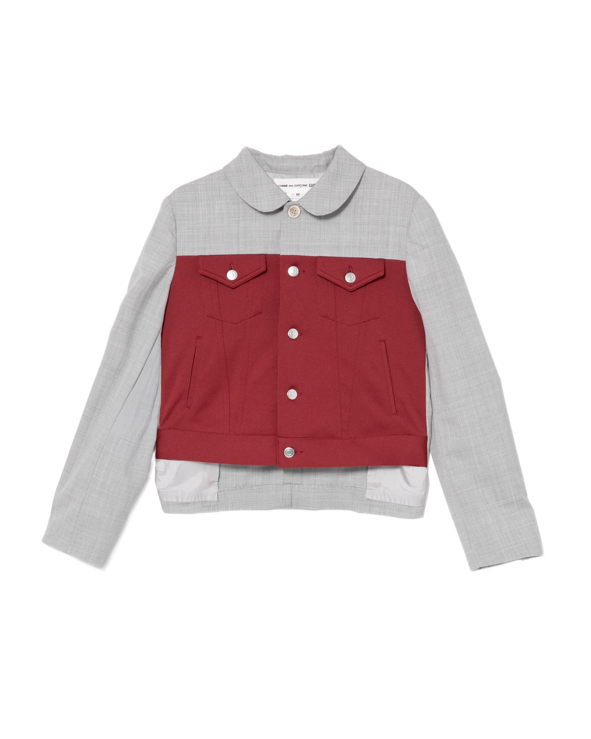 Accent panel jacket by COMME DES GARCONS