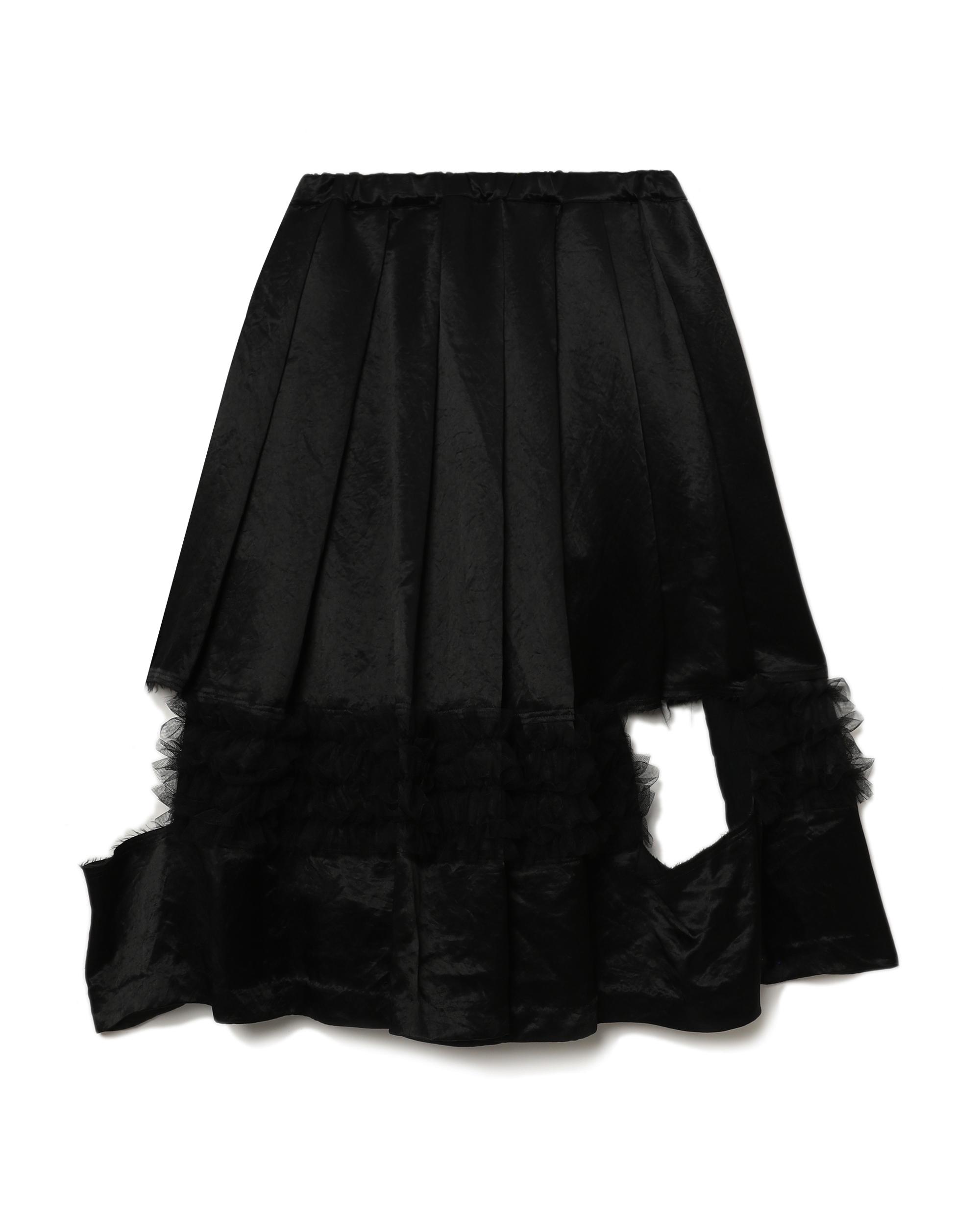 Asymmetric cut out skirt by COMME DES GARCONS