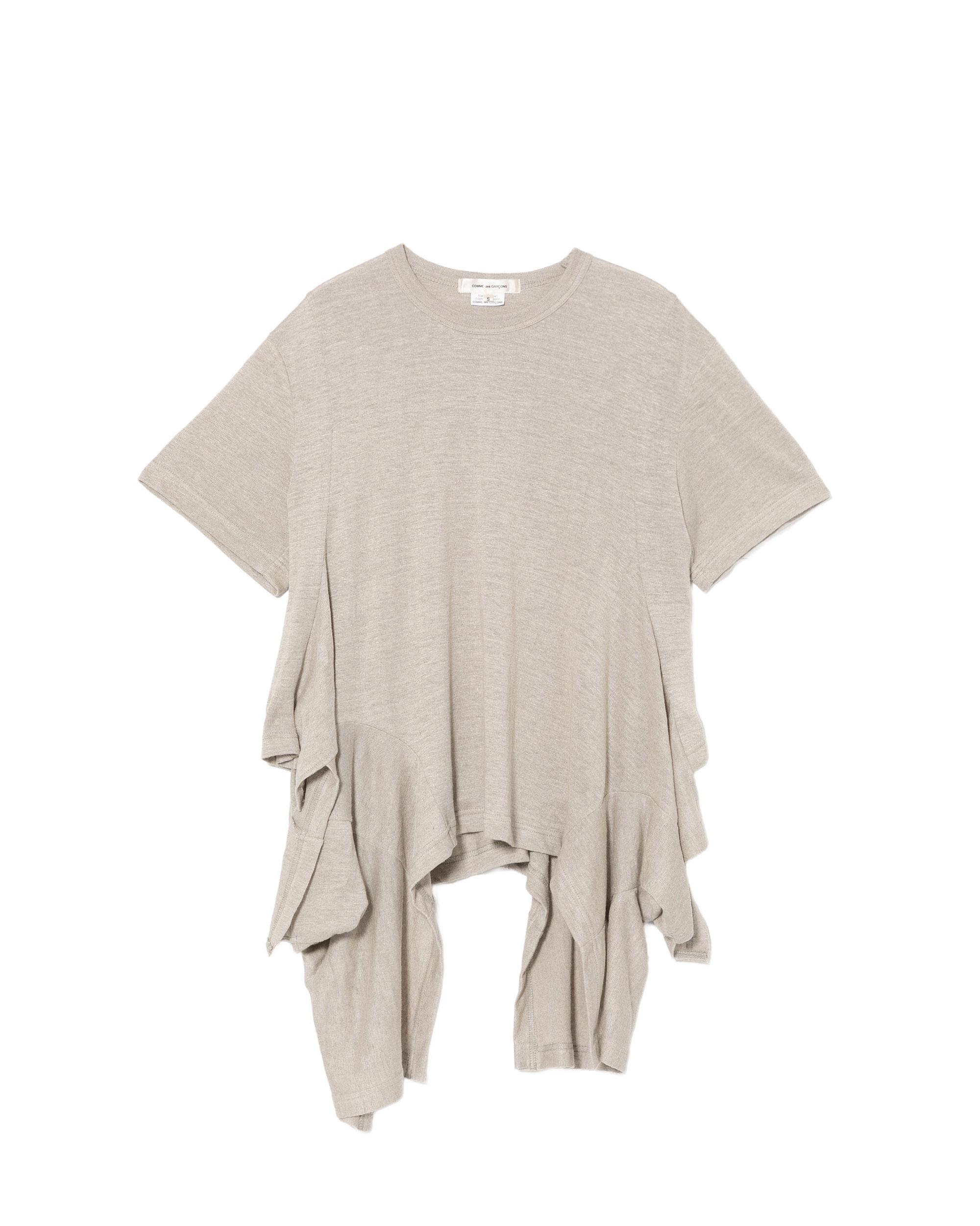 Asymmetric hem top by COMME DES GARCONS